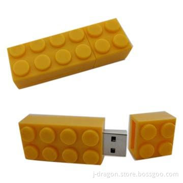 Plastic Toy Bricks & Building Blocks USB Flash Pen Drive Disk (JP121)
